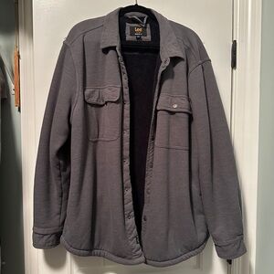 Lee Men's Charcoal Shirt Jacket